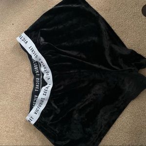 velvet shorts